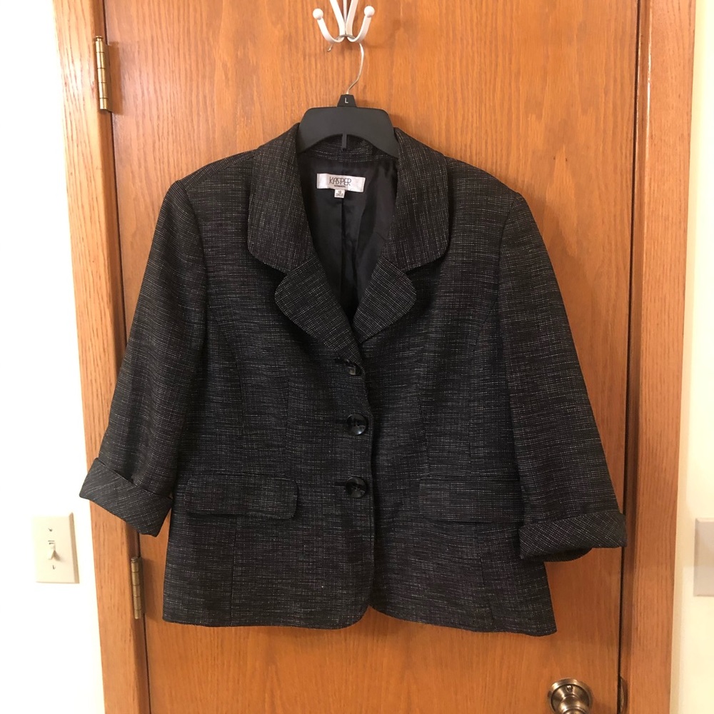 Kasper 3/4 Sleeve Suit Jacket